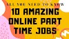 8 Awesome Online Part Time Jobs from Home