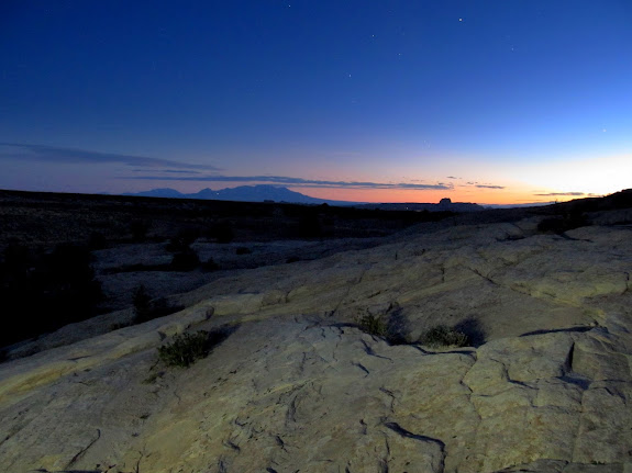 After sunset at camp