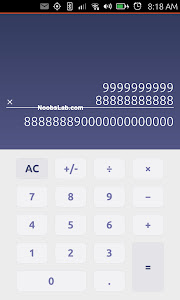 Ubuntu Touch calculator