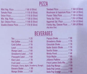 Aggarwal Bikaner Sweet Corner And Restaurant menu 