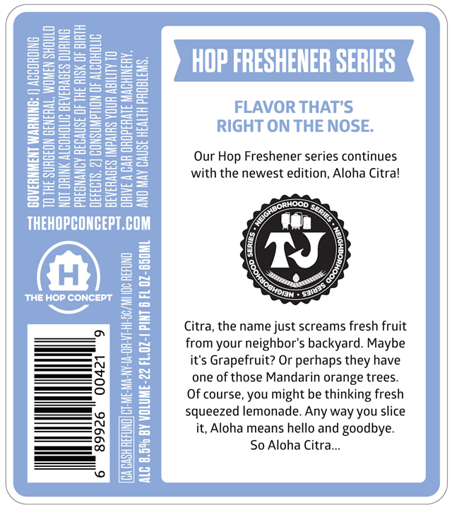 Hop Concept Aloha Citra Coming To Hop Freshener Series