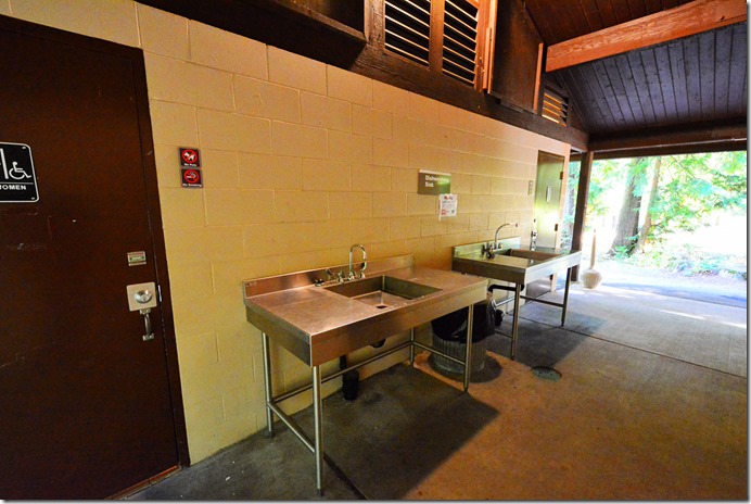 Riley Creek Dishwashing Area