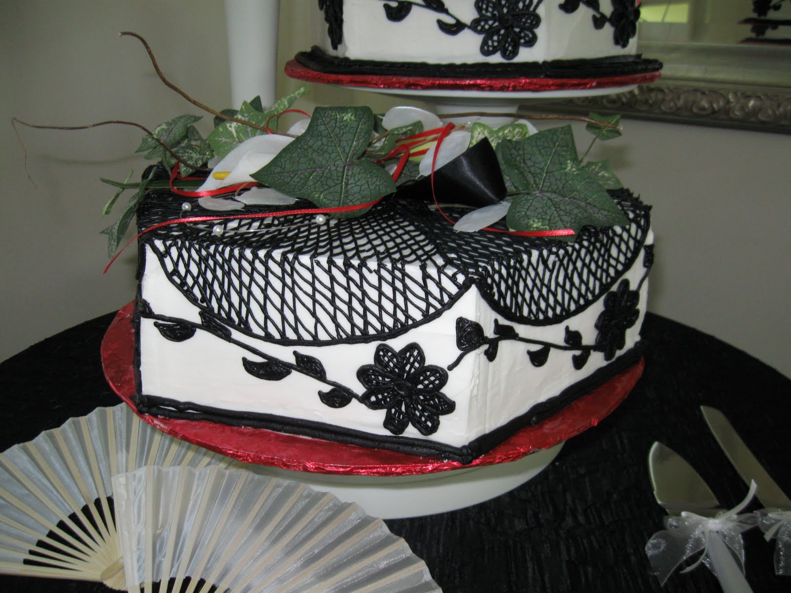 black white red weddings