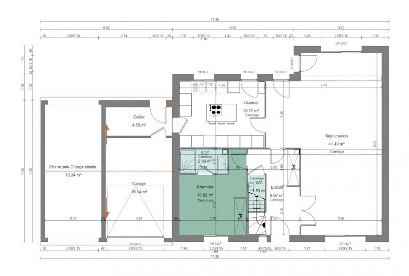  Vente Terrain + Maison - Terrain : 694m² - Maison : 120m² à Saint-Pierre-du-Perray (91280) 