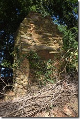 Fireplace Rear - Homesite remains