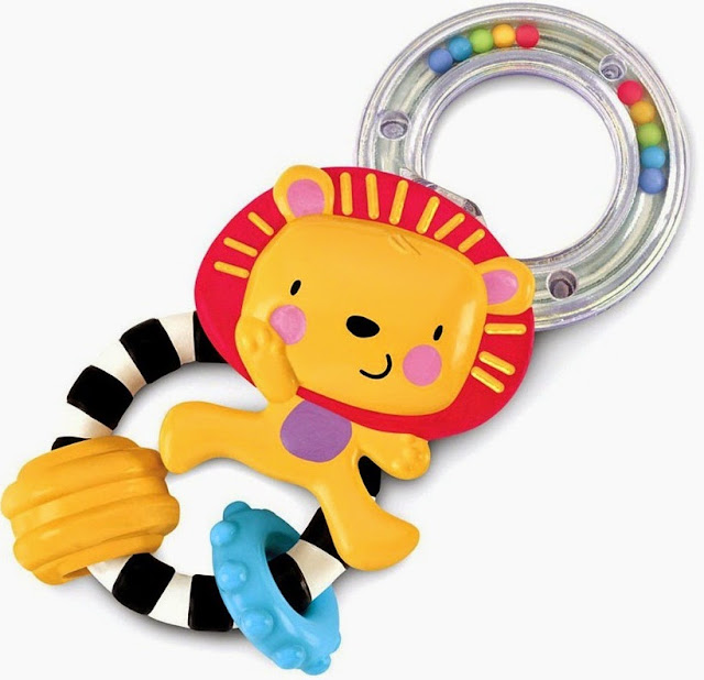 Lục lạc sư tử Fisher-Price W5803 Lion Ring Rattle