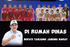 Dukung Timnas Indonesia, bupati tanjabbar Anwar Sadat Adakan Nobar Semifinal Piala Asia U23