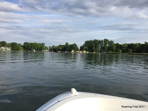 Calm day on the lake