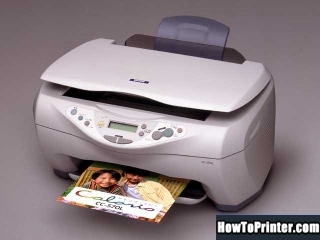 Reset Epson CC-570L printer with Resetter program