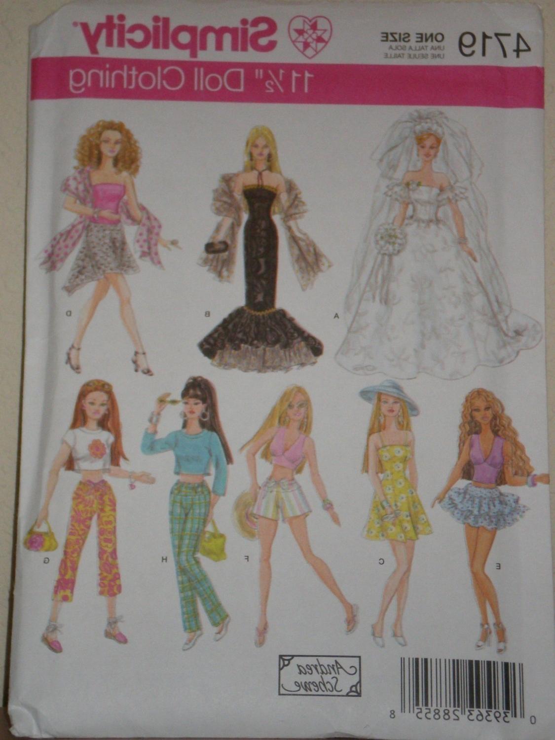 BARBIE DOLL CLOTHES Pattern