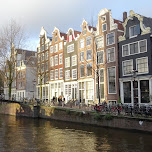 gorgeous canal houses in downtown Amsterdam in Amsterdam, Netherlands 