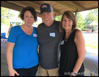 Lisa Rhoades, with her Dad, Mike Collins and Cousin, Terri Stull Dunn