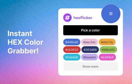 #hexPicker — A Simple HEX Color Picker small promo image