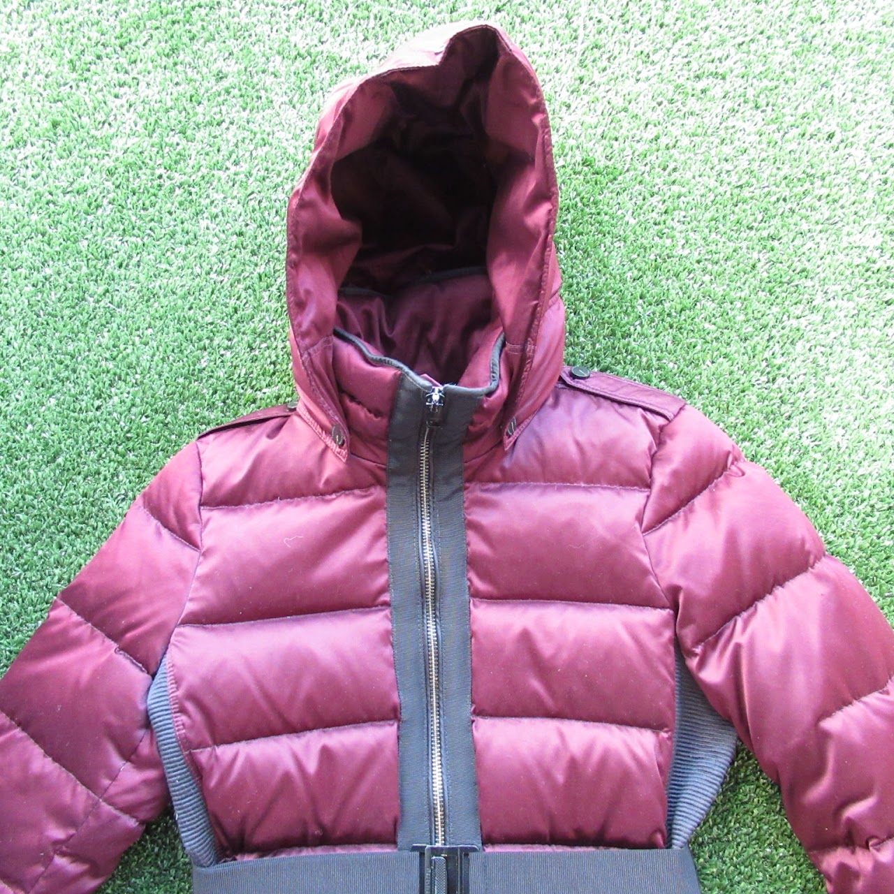 Burberry London Hooded Down Puffer Coat