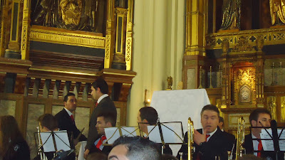 La Banda Municipal de Música de Pozoblanco en su concierto en Ciudad Real. Foto: Banda Municipal de Música de Pozoblanco. Prohibido su uso y reproducción * www.bandamunicipaldepozoblanco.blogspot.com