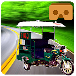 Cover Image of ดาวน์โหลด VR Traffic Rikshaw Racer 360 1 APK