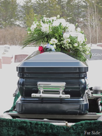 Lyles Casket and flowers