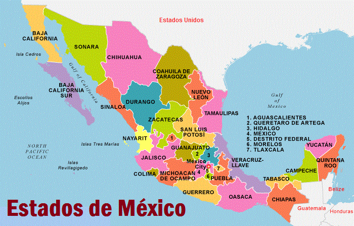 ¿Cuántos estados tiene México? - México mi país