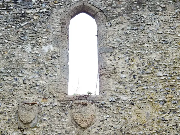Window in gatehouse to West Acre Priory