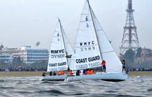 J/80 sailng off Chennai, India