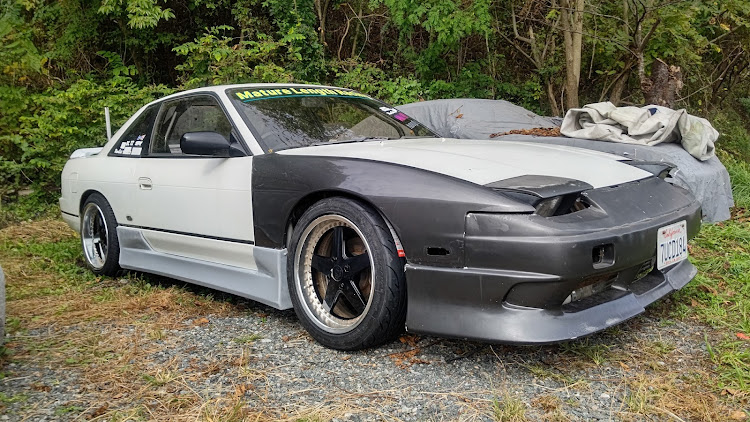 シルビアのドリ車・ドリフト・スーパースター・ホイール交換・深リムに関するカスタム事例の投稿画像1枚目