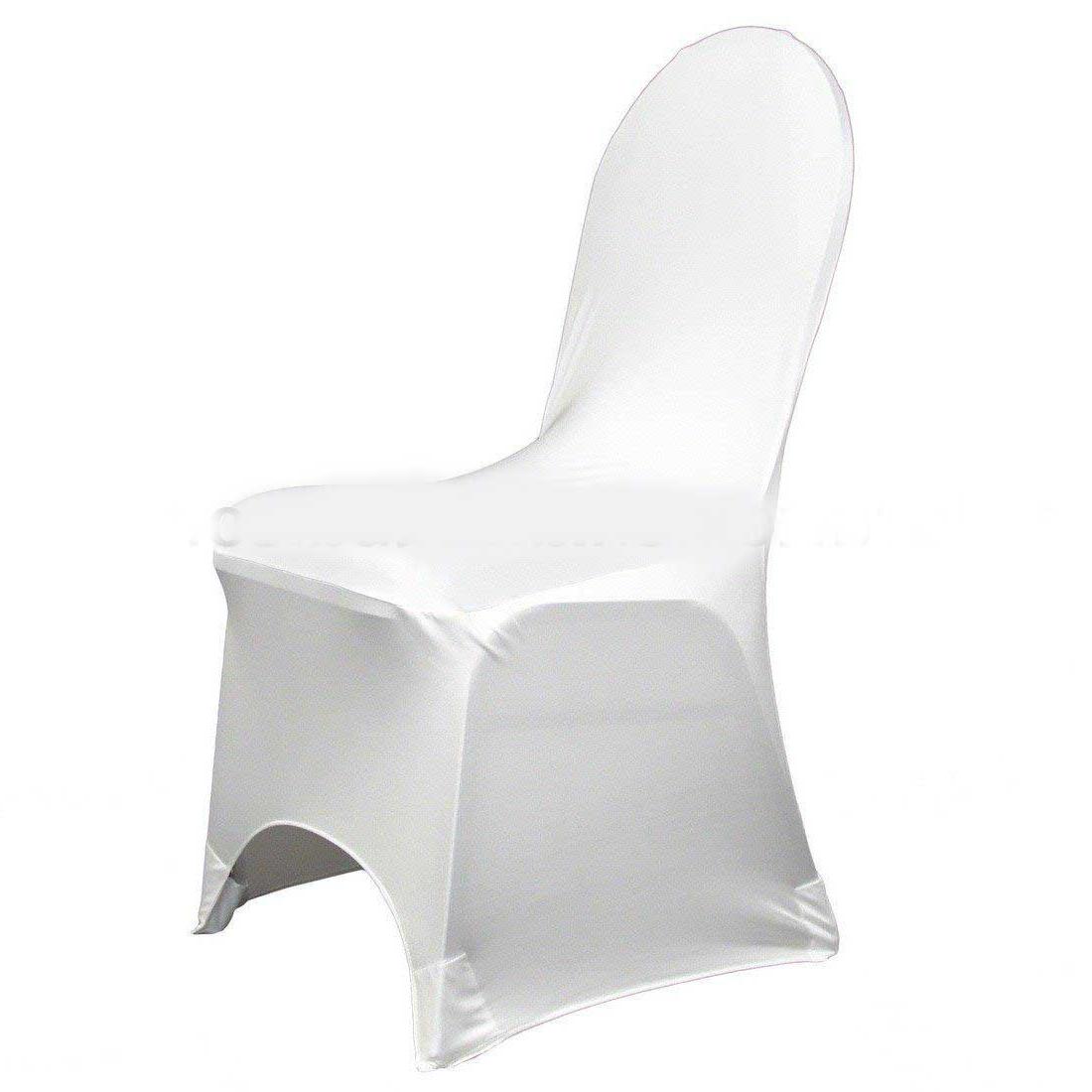 White Poly Shine Spandex Chair