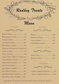 Radhey Treats menu 4