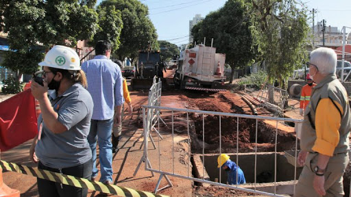 AGETRAN realiza obras no centro de Campo Grande - MS para eliminar pontos de alagamento