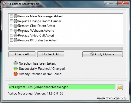 Ad Banner Remover Lite 1.0.0.1 - Xóa quảng cáo trong Yahoo 11.5.0.115 Chiplove
