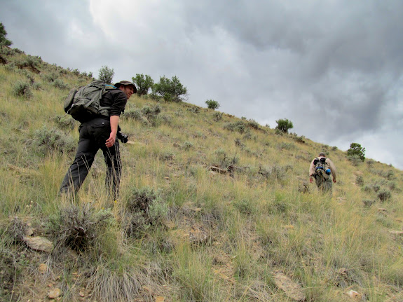 Climbing up to Warrior Ridge