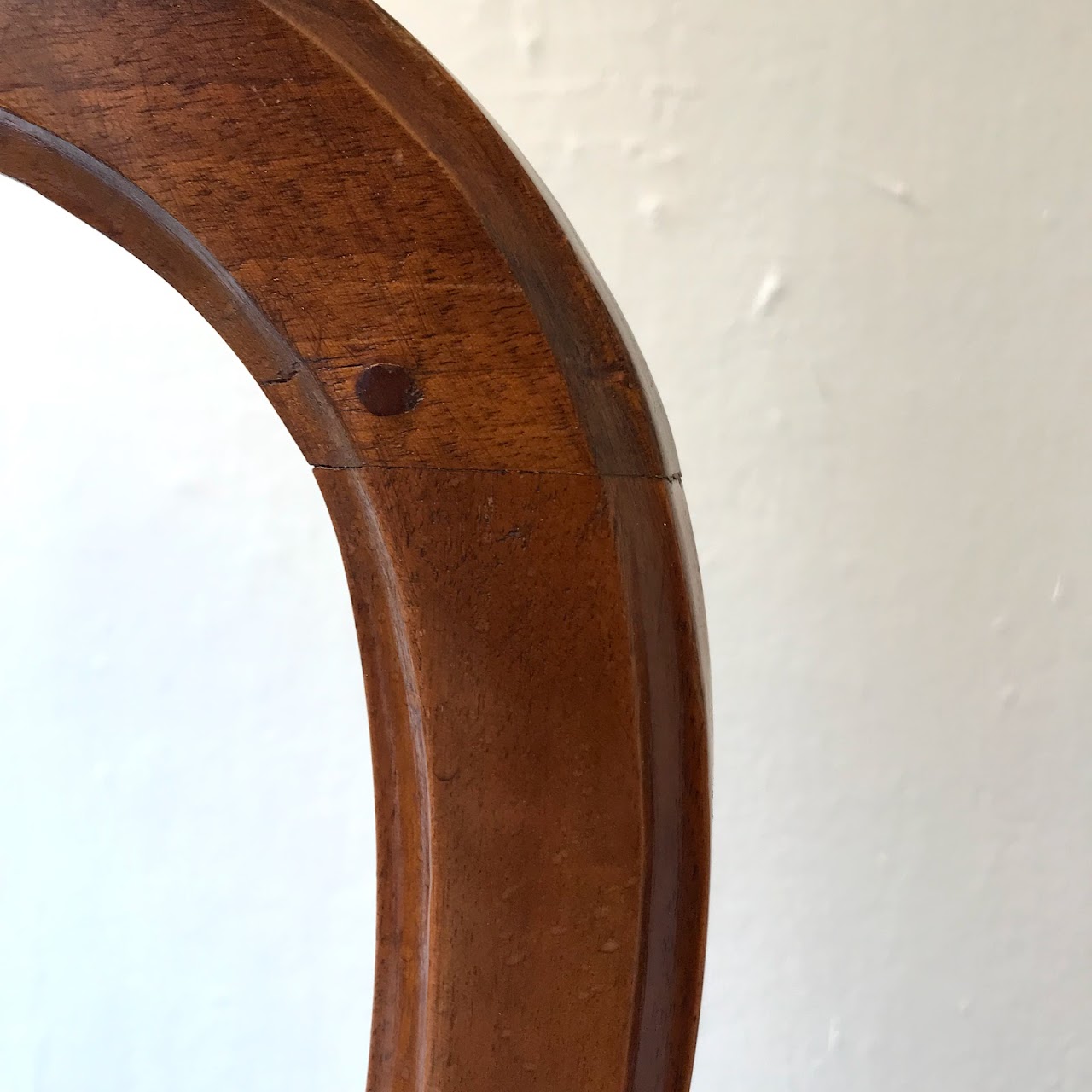 Italian Walnut  Side Chair Pair