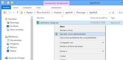 Mostrar botón inicio en Windows 8 con Start Menu 8