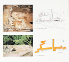 大手口周辺 遺構全体図、縄張図