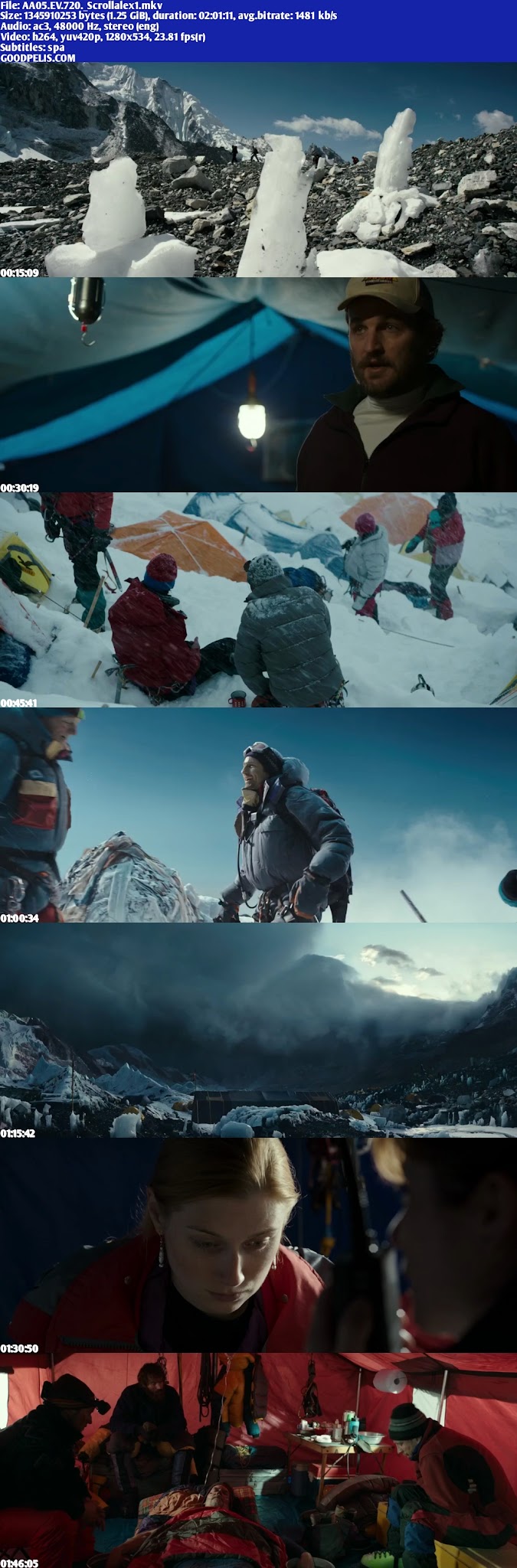 Everest (2015) (HD 720P) (Subtitulado) (Mega) - Descargar 