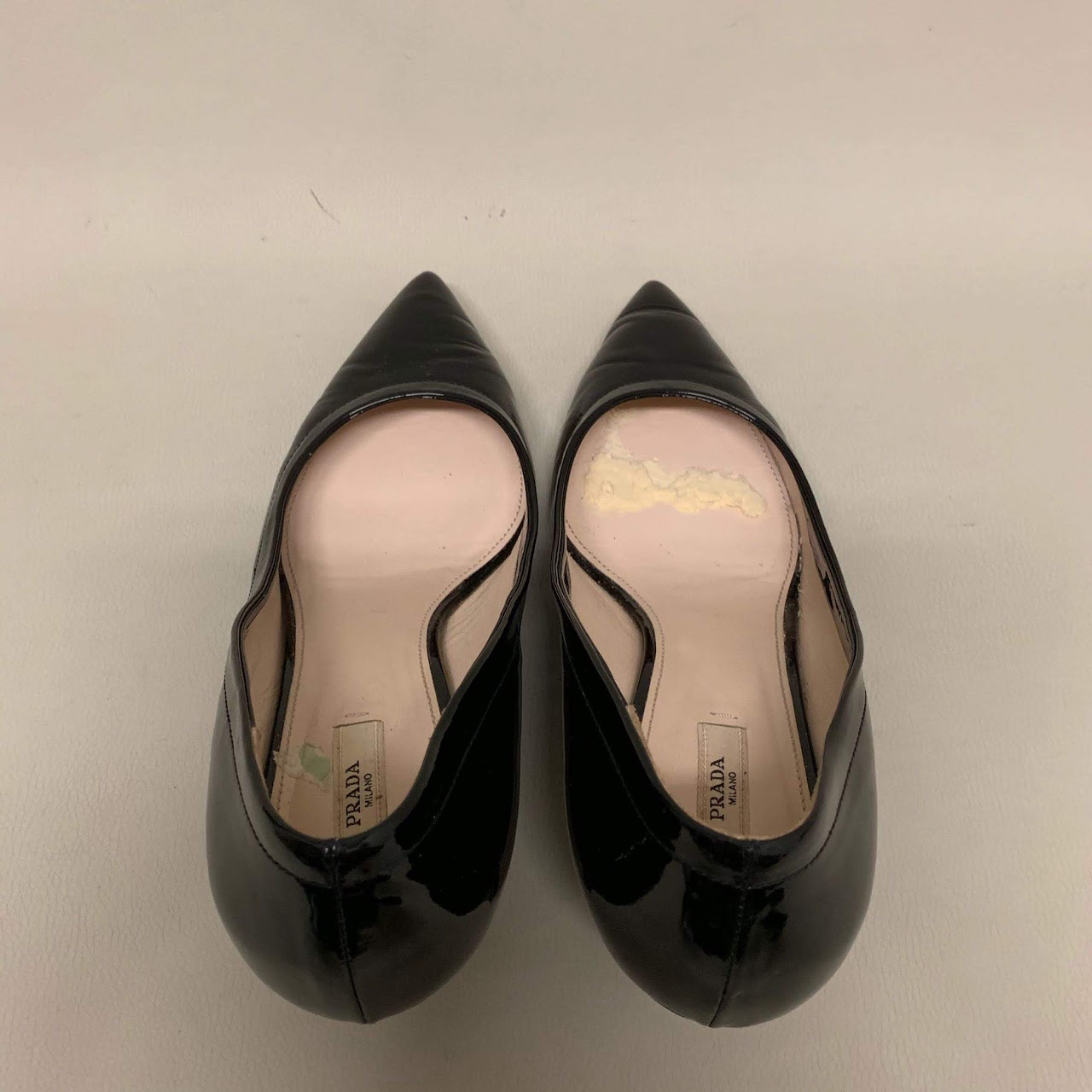 Prada Patent Leather Kitten Heels