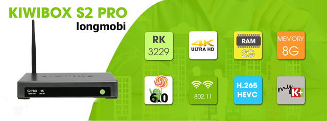 Android tv box kiwi s2pro