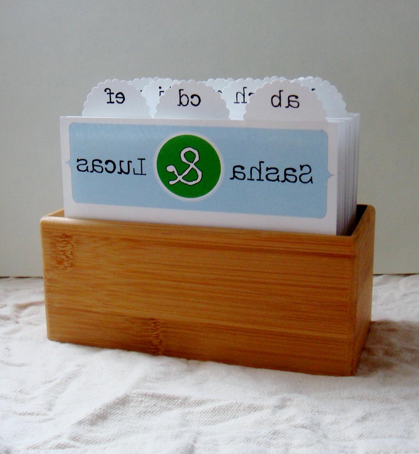 Wedding Guest Book Box -