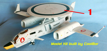 Macross 1/72 ES-11D Cat's Eye Armament weapon position