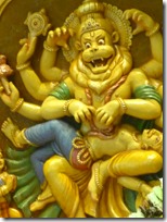 [Narasimha killing Hiranyakashipu]