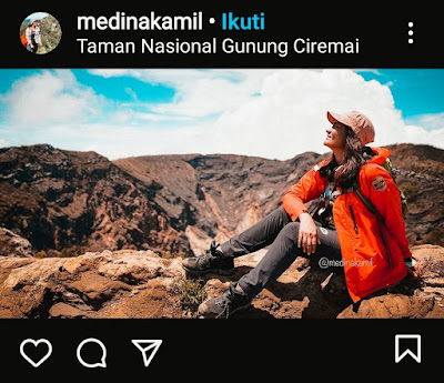 Medina kamil di taman nasional ciremai