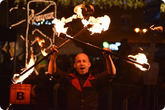 Fire performer