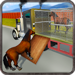 Cover Image of Baixar Sim de caminhão de transporte de cavalo selvagem 1.4 APK