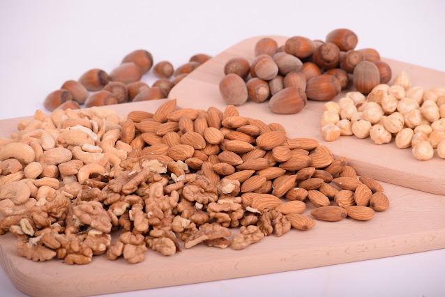 Different kinds of nuts