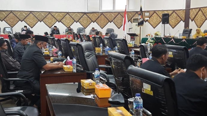 DPRD Kota Padang Gelar Rapat Paripurna Penyampaian Ranperda Inisiatif