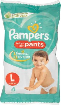 Pampers Pants Large Pampers - 4 pcs