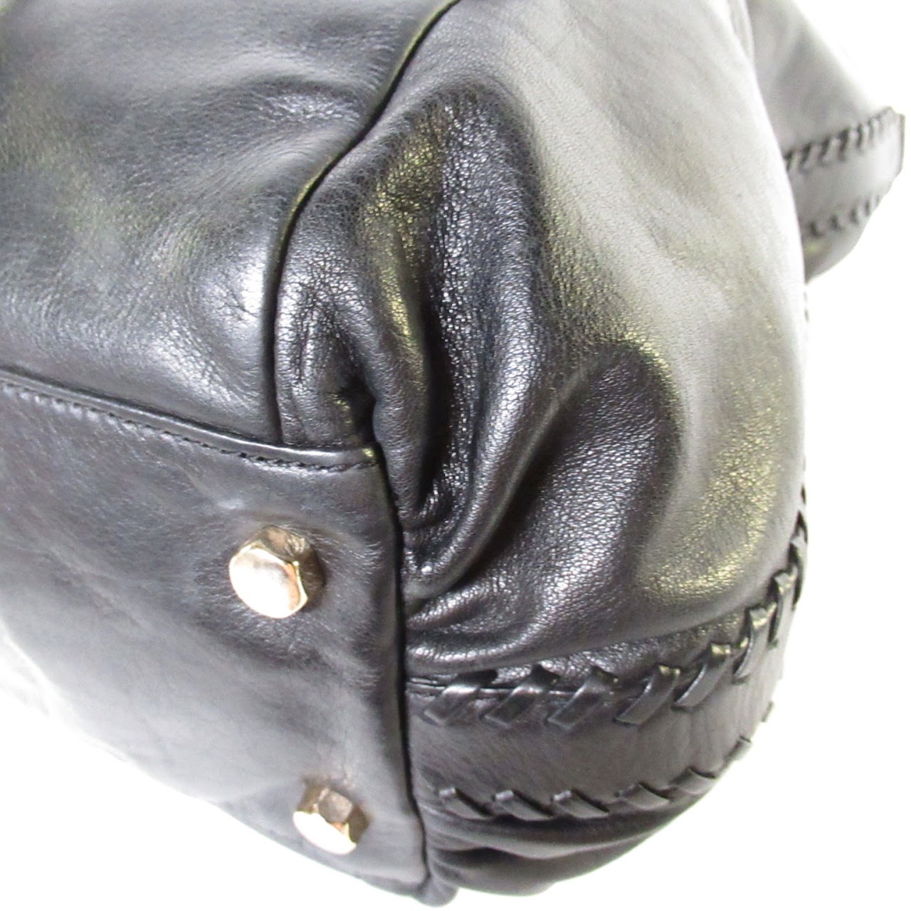 Rebecca Minkoff Black Leather Hobo Bag