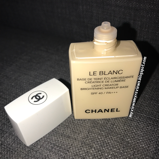 My Views and Reviews: The 2 makeup items I can't live without - Chanel Le  Blanc Brightening Makeup Base and Chanel CC Cream