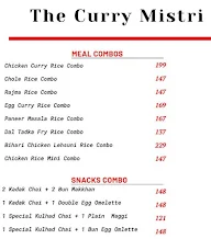 The Curry Mistri menu 3