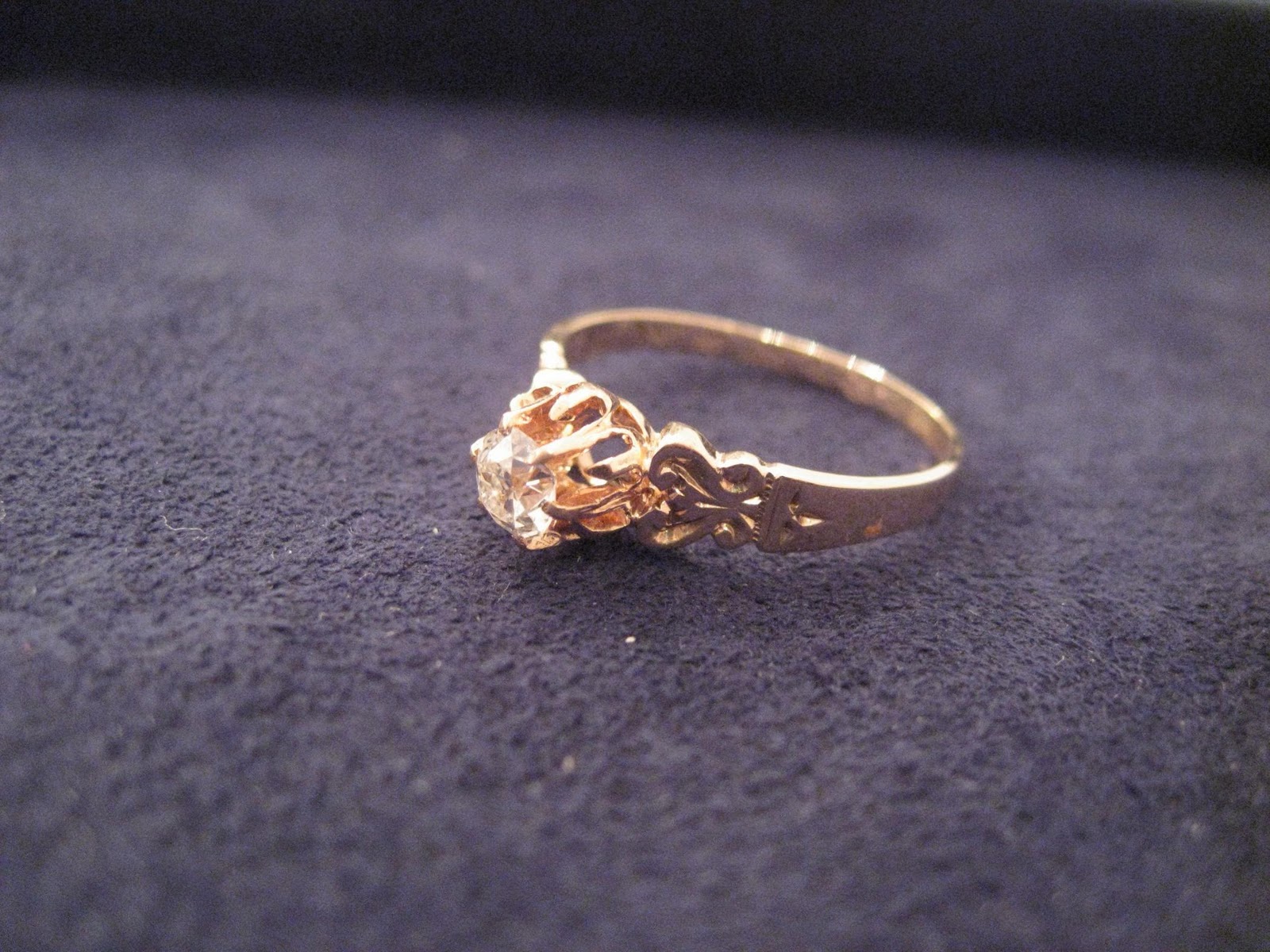 or antique engagement ring