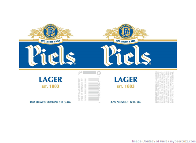 Piels Lager Returns Courtesy of Captain Lawrence